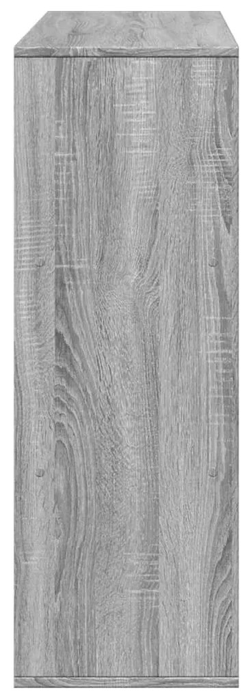 szürke sonoma színű szerelt fa térelválasztó 100 x 33 x 94,5 cm
