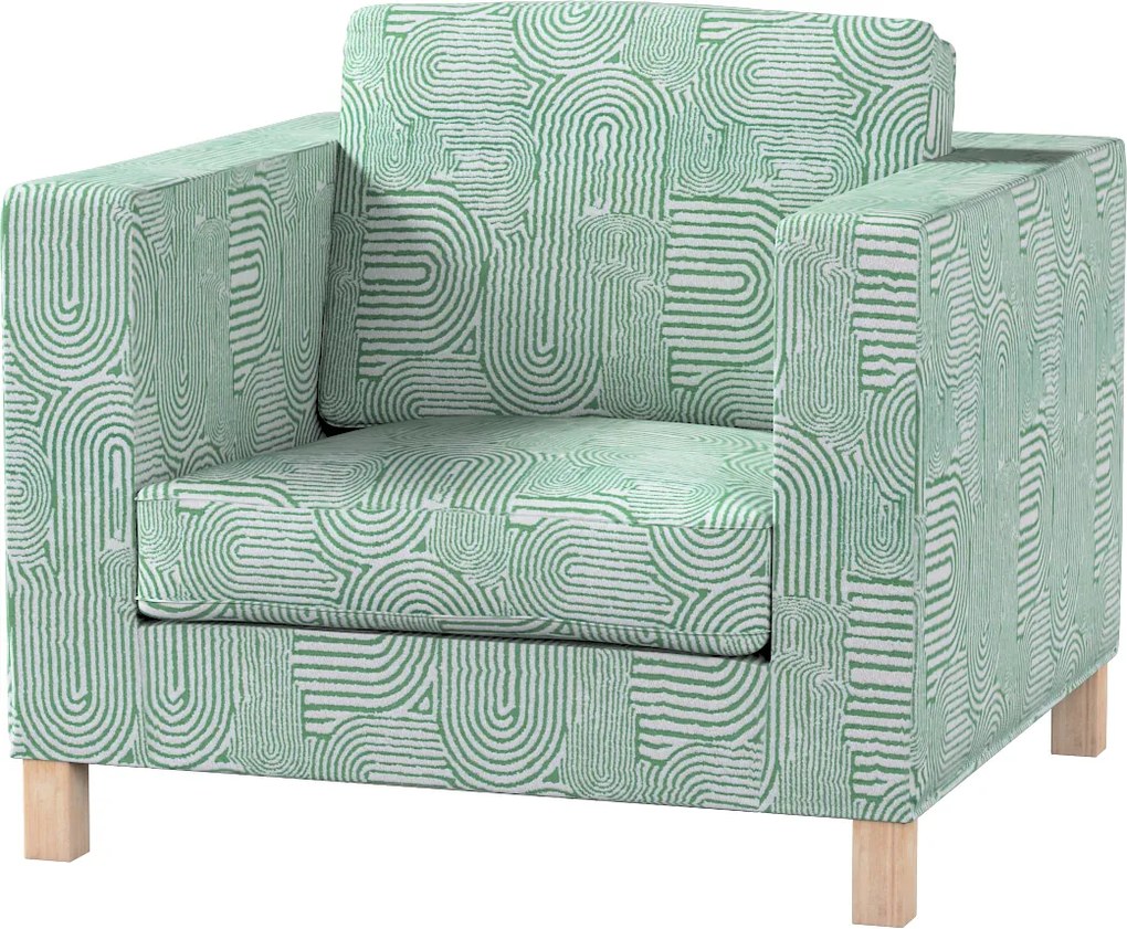 Karlanda Ikea fotelhuzat, menta-ecru