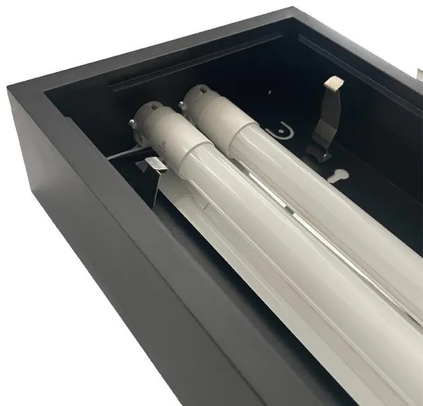 Fénycsöves lámpa T8 2xG13/18W/230V 120 cm fekete