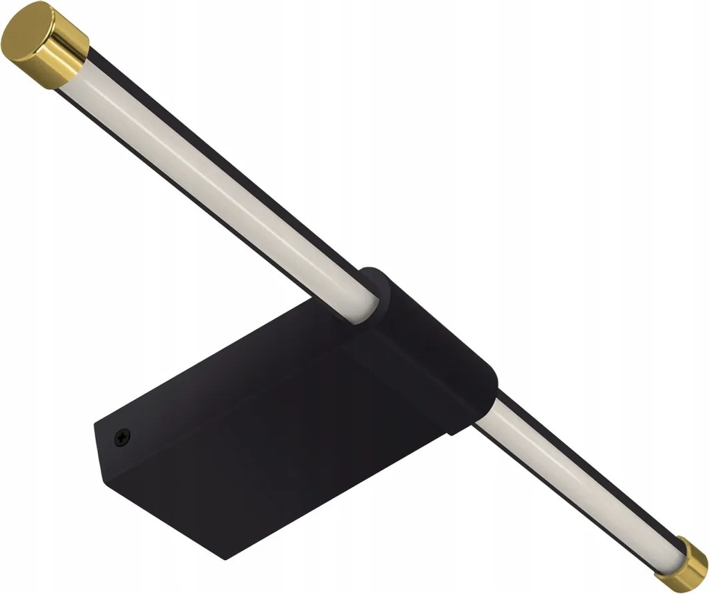 Fürdőszobai fali lámpa tükör fölé Paso Led 9W 4100K IP44 fekete