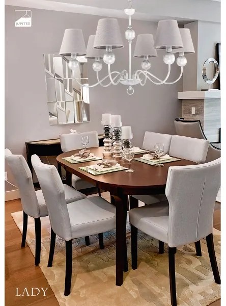 Jupiter 1587 - LY 6 BI - Csillár LADY 6xE14/40W