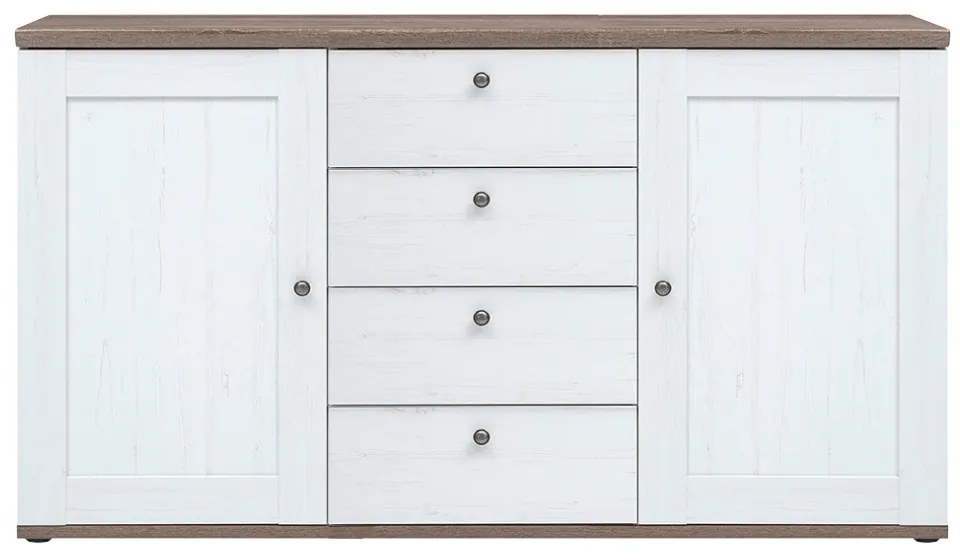 TEINA 2D4S komód, canyon fenyő