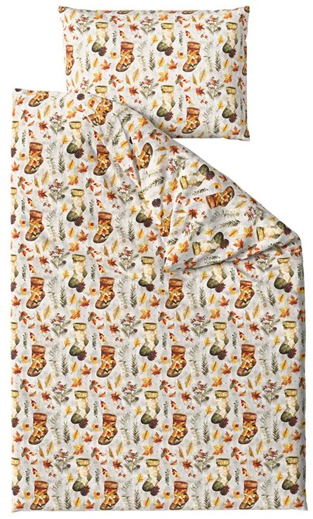 Pamut ágyneműhuzat AUTUMN SOCKS színes Ágyneműhuzat mérete: 70 x 90 cm | 140 x 200 cm