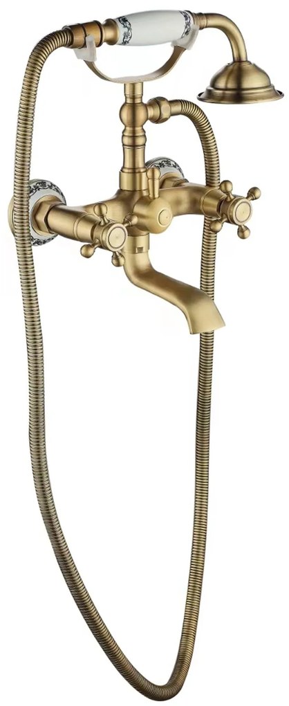 Fürdőkád csaptelep Rea Rustico Antique Gold