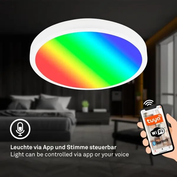 Brilo - LED RGBW dimmelhető mennyezeti lámpatest LED/20W/230V 2200-6500K átm. 27 cm