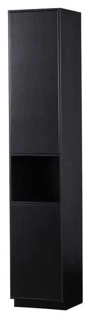 Fekete borovi fenyő moduláris szekrény 40x210 cm Finca – WOOOD