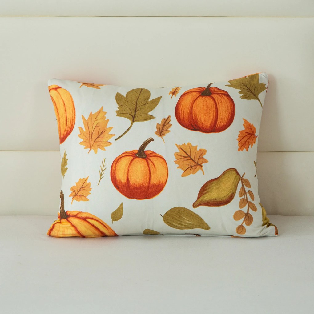 Mikroszálas párnahuzat AUTUMN PUMPKINS 40x50 cm, színes
