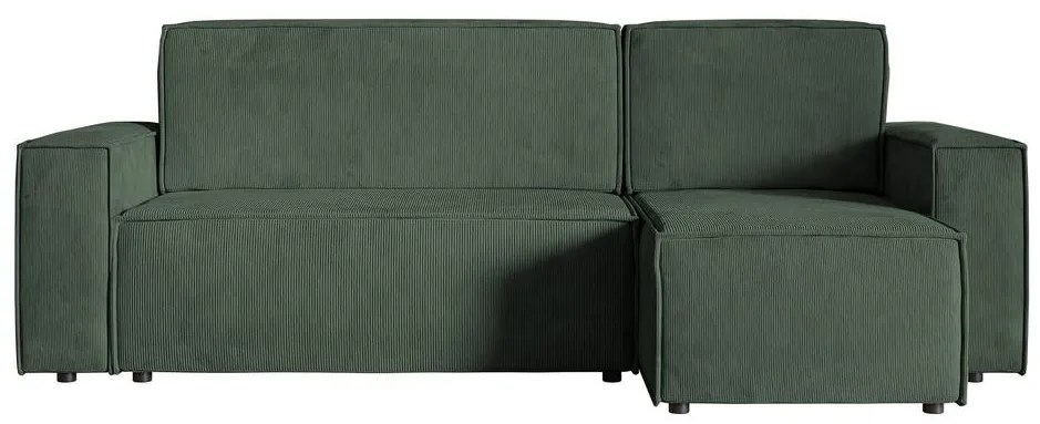 Sarokkanapé Copenhagen L (erdei zöld + fekete). 1098888