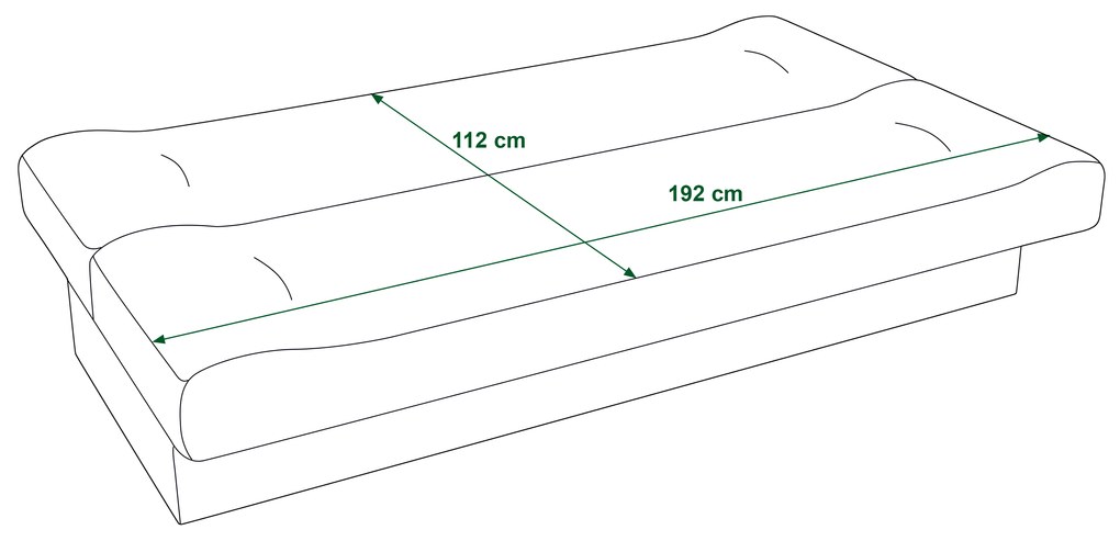 Kétszemélyes kanapé Pinnacle (barna + sötétbarna). Akció -17%. 1056814