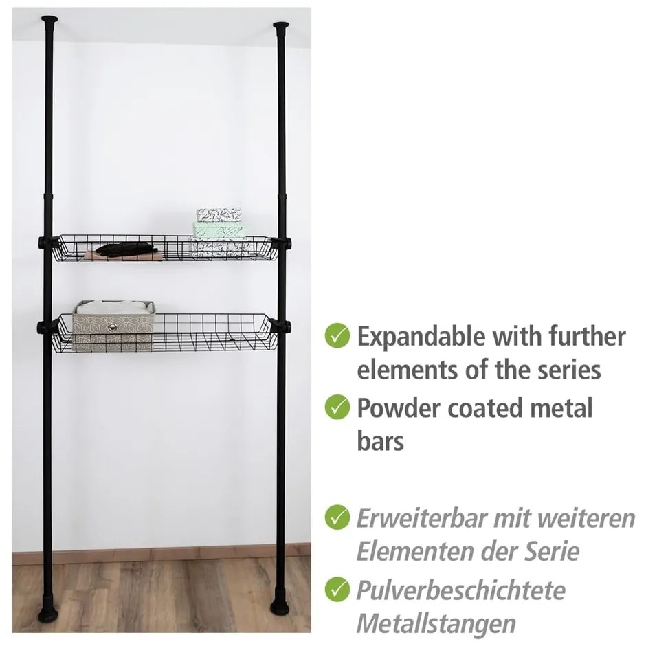 Fém gardrób rendszerező készlet 2 db-os Herkules – Wenko
