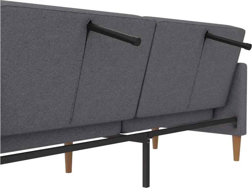 Szürke kinyitható kanapé 82 cm Lilly – Støraa
