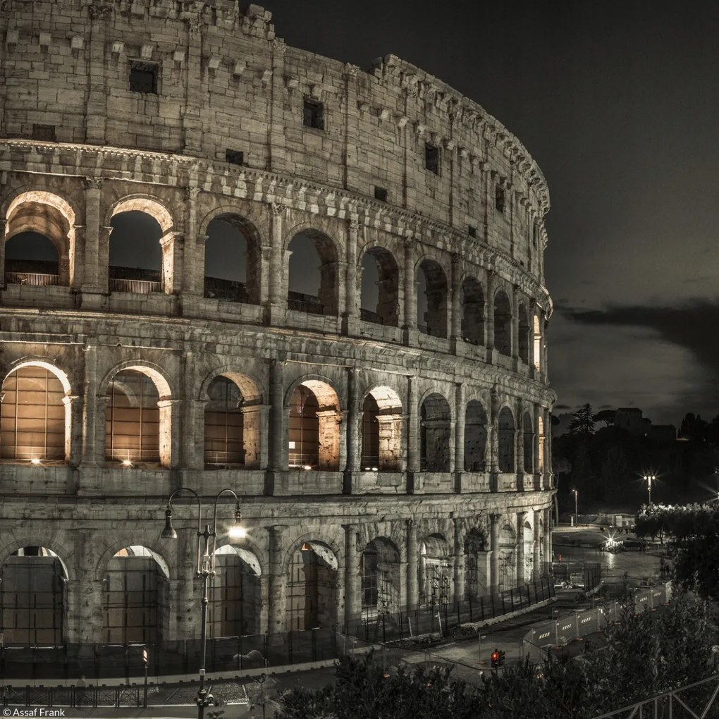 Poszter 20x20cm Híres Colosseum Rómában 3, Assaf Frank