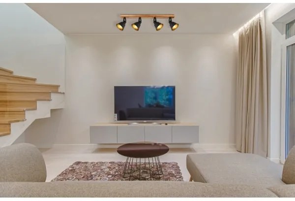 Globo 15466S-4 - Spotlámpa GÜNTHER 4xE27/60W/230V