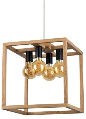 Spot-Light 61540474 - KAGO 4xE27/60W/230V függeszték kábellel