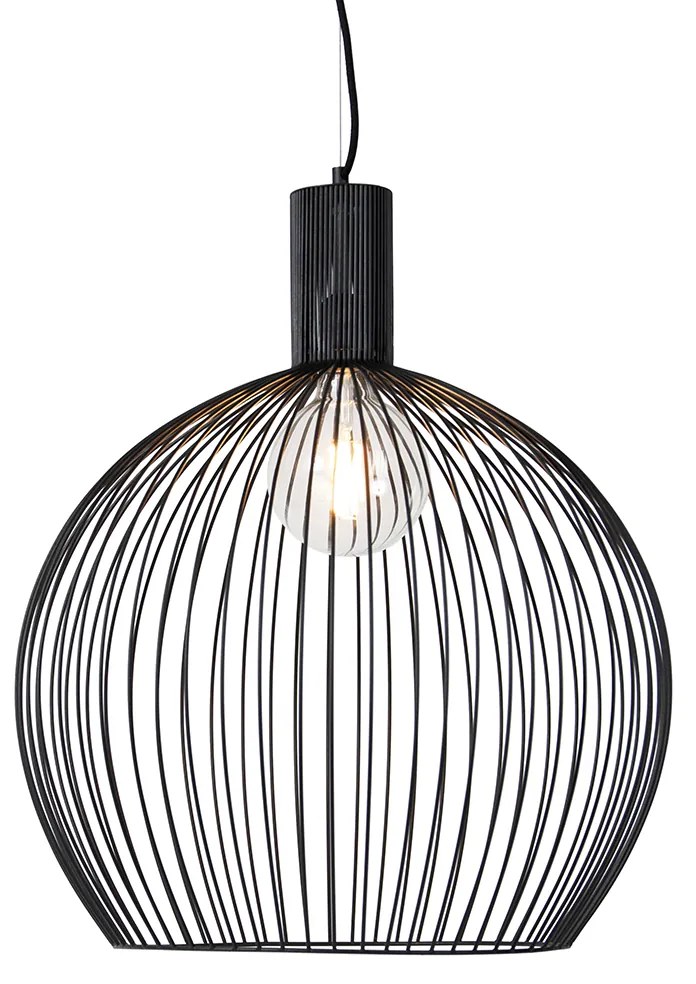 Okos kerek lámpa fekete 50 cm, Wifivel, G95 - Dos