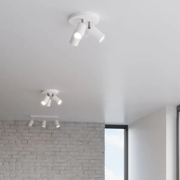 Sollux SL.1015 - Spotlámpa RING 3xGU10/10W/230V fehér