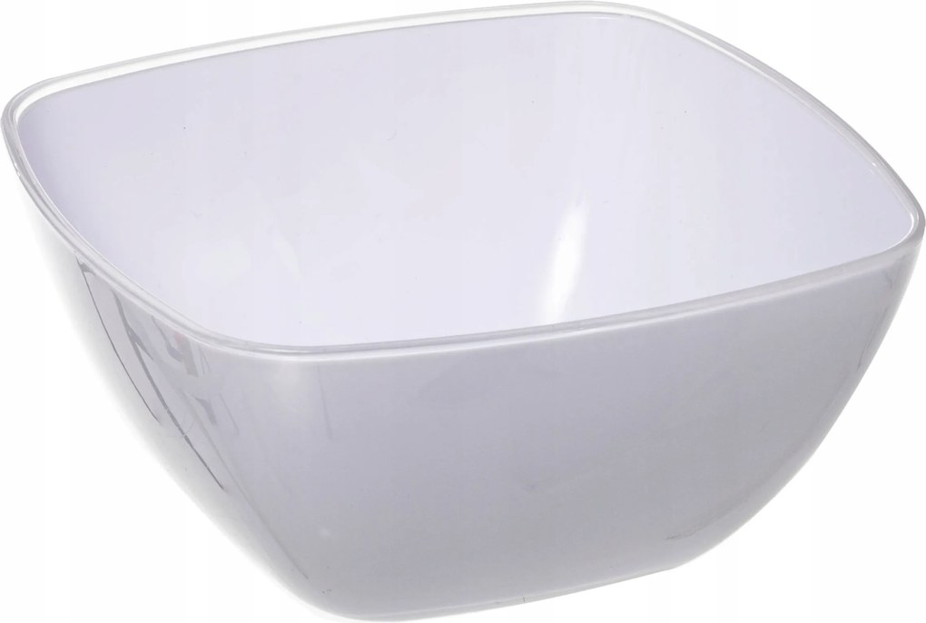 Salátatál nagy műanyag 3,9l Fehér