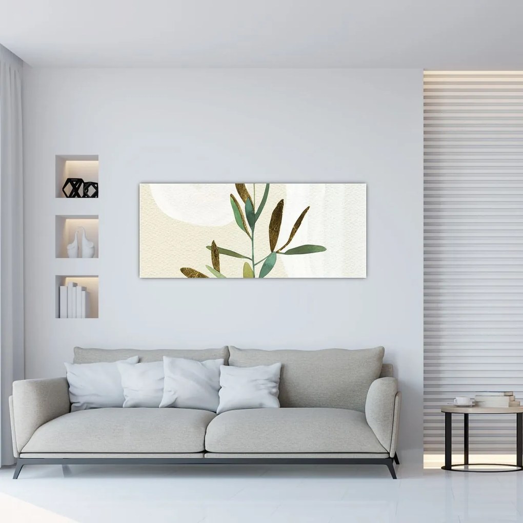 Kép - Akvarell ág N⁰2 (120x50 cm)