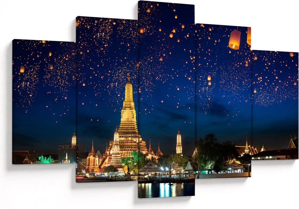 Kép - A boldogság lámpásai, Bangkok (150x105 cm)