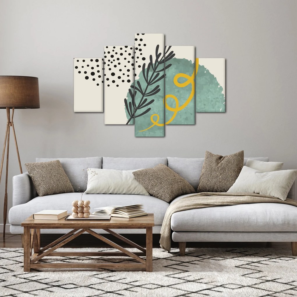 Kép - Absztrakt lapok N⁰1 (150x105 cm)