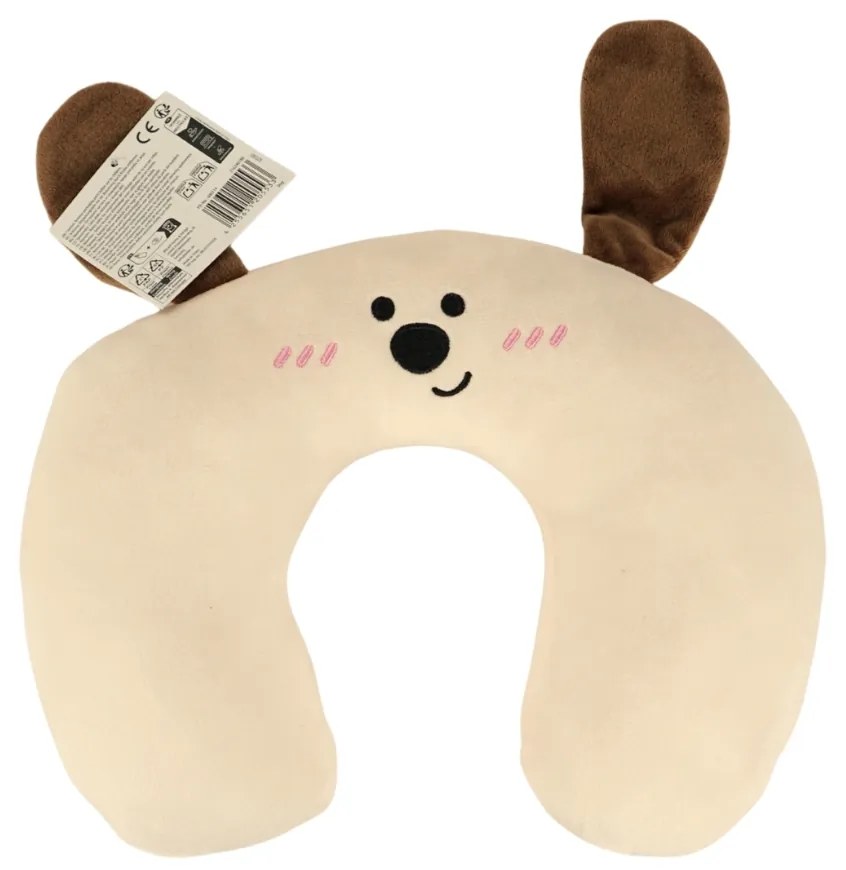 Utazós párnácska TRAVEL FRIENDS 33x25 cm plüss - több színben Termék színe: Zöld