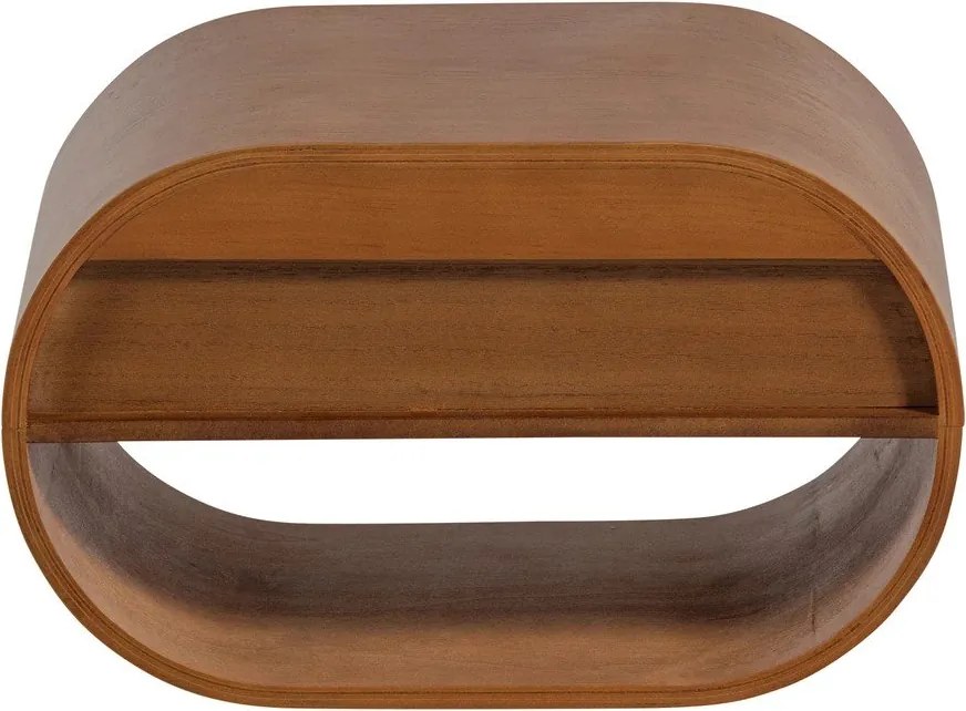 Natúr színű többszintes fali polc 39 cm Momo – WOOOD