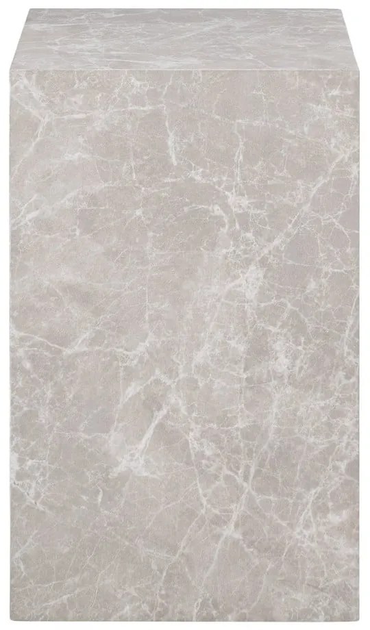 Tárolóasztal márvány dekorral 30x30 cm Prague – House Nordic