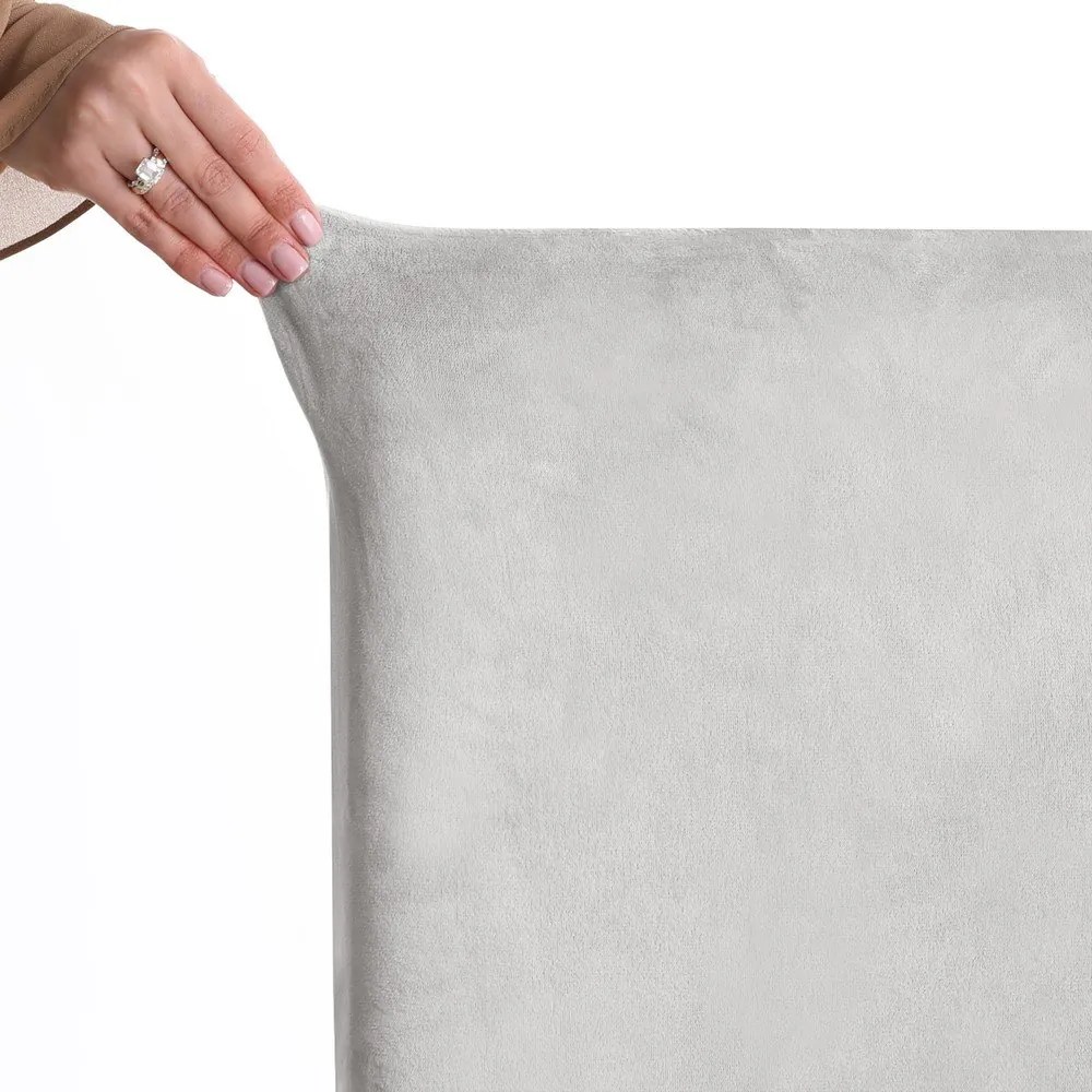 Világosszürke gumis szék huzat szett 4 db-os 48 cm Sento – Restilo