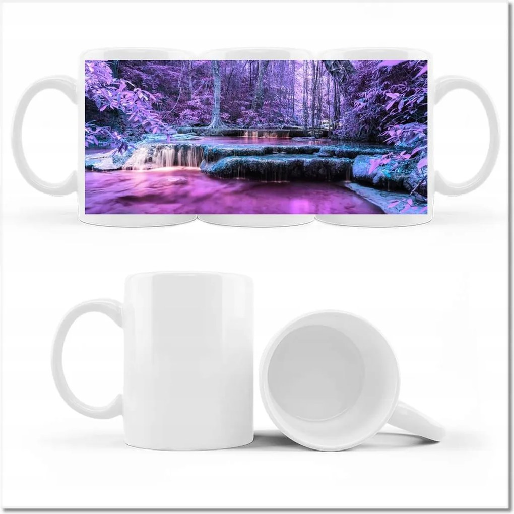 Vízesés mintás bögre