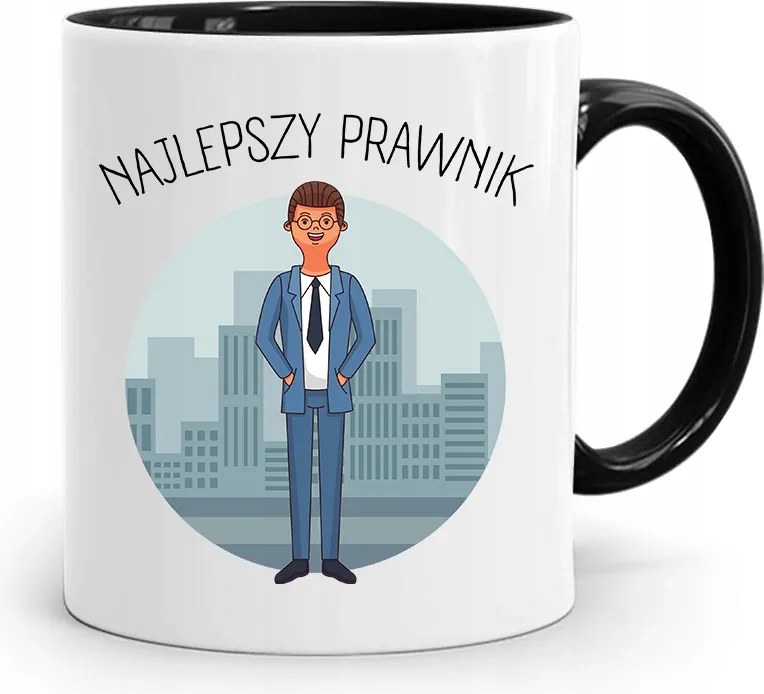 Fekete Bögre Ügyvédnek Mr. Mecenas fényképes nyomattal