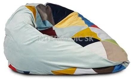 Babzsák Fuzzy mix magic velvet TiaHome - Szürke