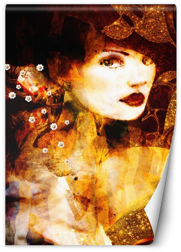 Gario Fotótapéta Portré, arany no Anyag: Vlies, Méret: 150 x 210 cm