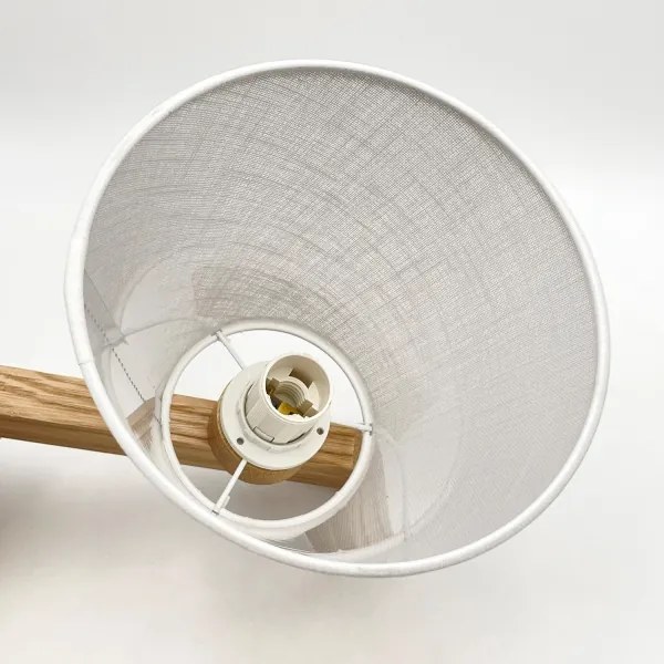 Brilagi - LED  Felületre szerelhető csillár  ANTHONY 3xE14/40W/230V tölgy/fehér