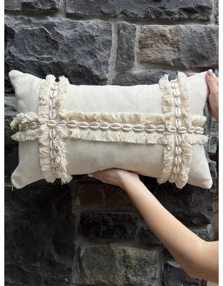 Pamut párnahuzat 30x50 cm Seashells – Mioli Decor