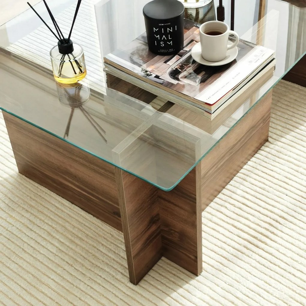 New Escape Walnut konferenciaasztal