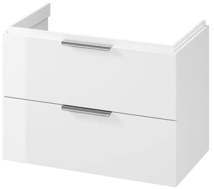 Cersanit S598-048-DSM- Fali mosdó alatti fürdőszobaszekrény MALIKA 80x45 cm fehér