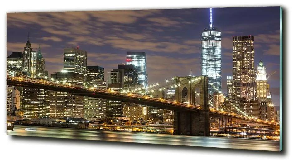 Üvegfotó Brooklyn híd cz-obglass-125x50-70432448