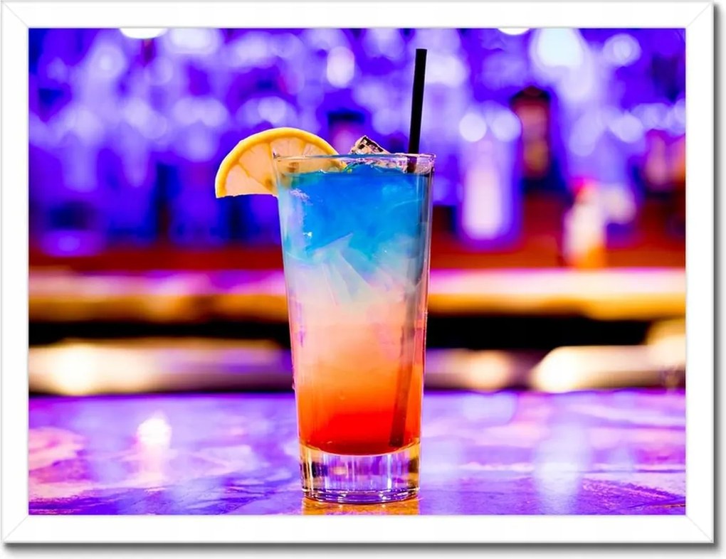 Poszterek keretben 40x30 Színes ital
