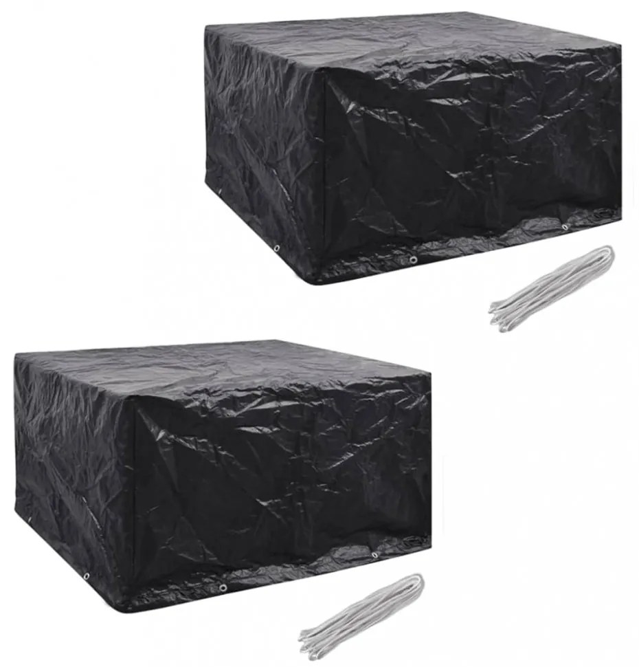 2 db védőhuzat 6 személyes polyrattan szetthez 172 x 113 cm