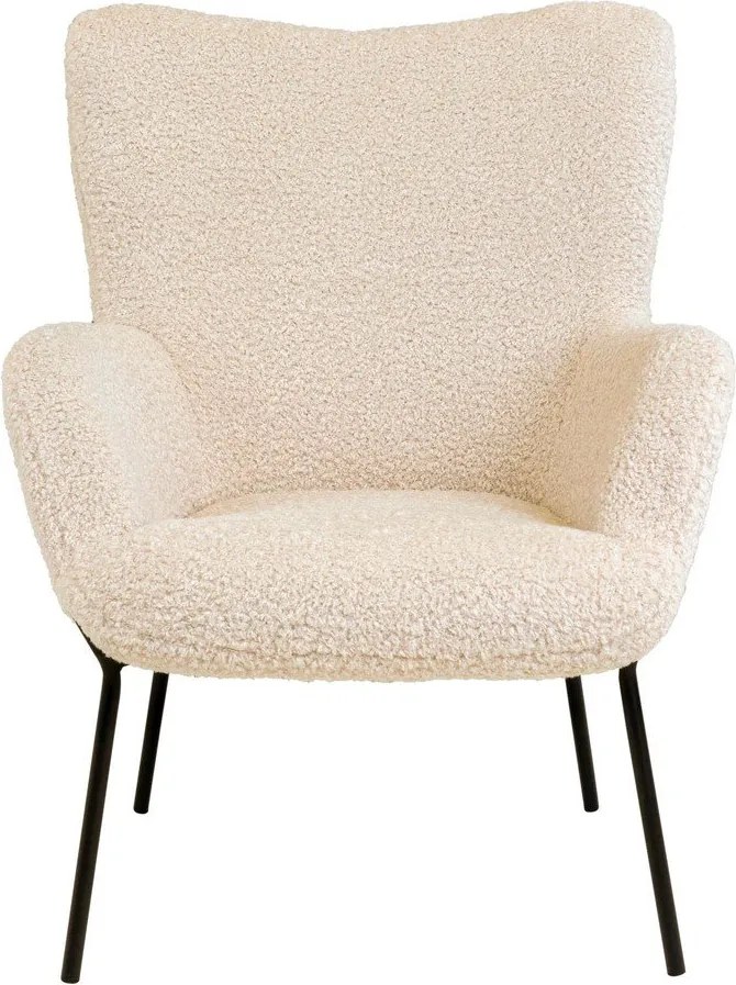 Krémszínű műszőrme fotel Glasgow – Bonami Essentials