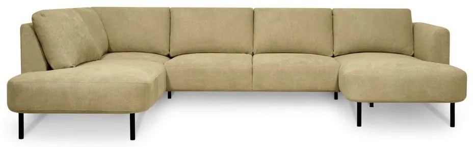 Okkersárga sarokkanapé (bal oldali-U alakú) Hero – Scandic