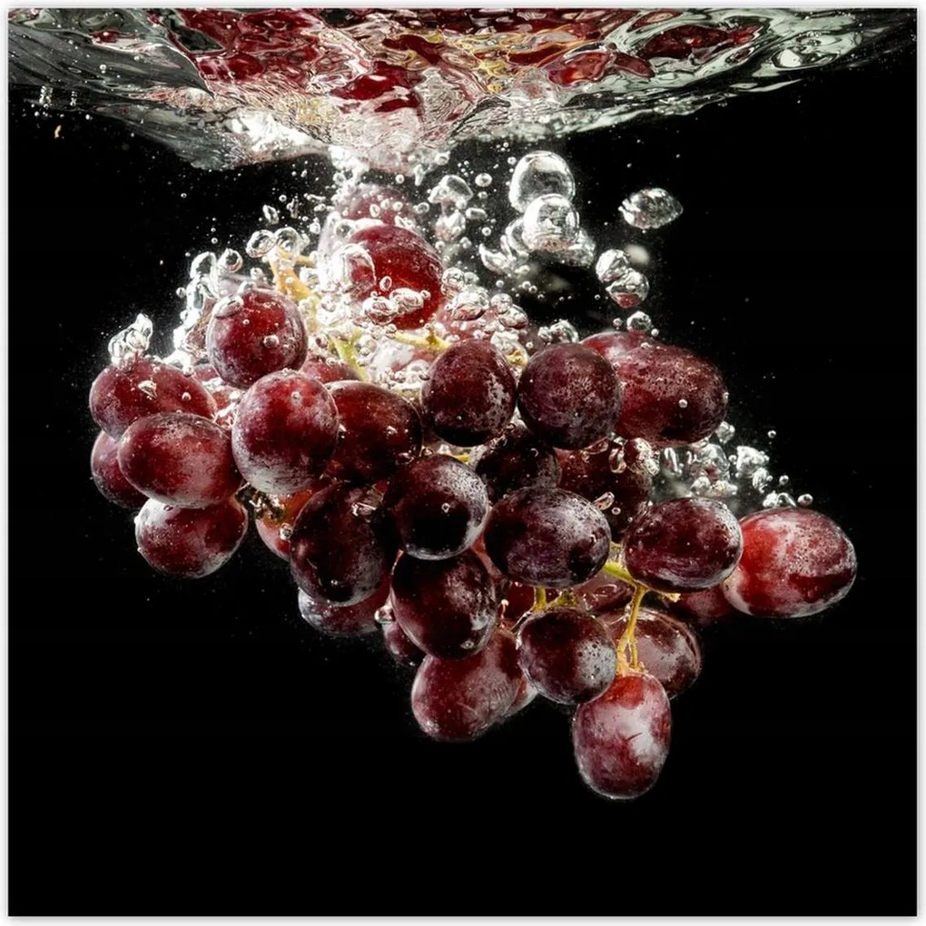 Poszterek 100x100 Sötét szőlő a vízben