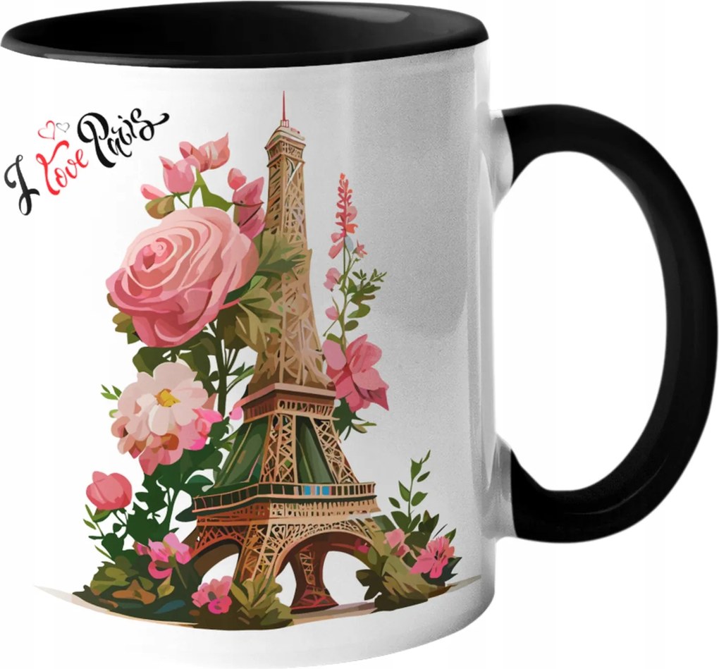 Csodaszép Bögre I Love Paris Eiffel Torony Kerámia Párizs Eiffel 330ml.