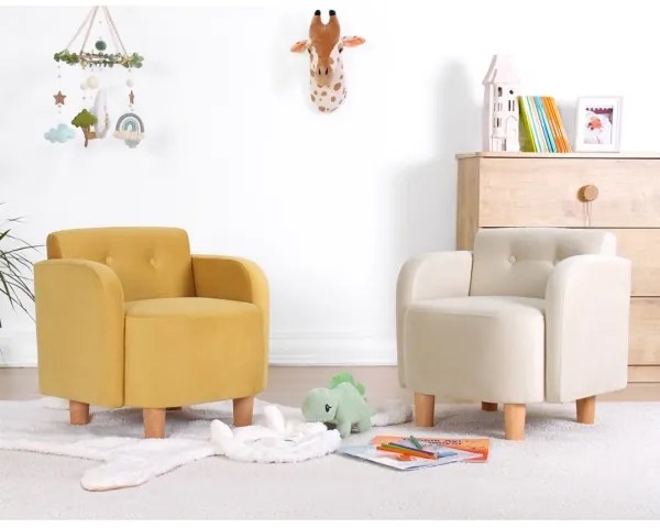 DORY gyerekfotel, sárga