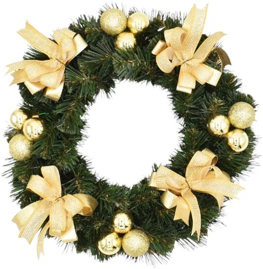 Adventi koszorú Arany 25 cm