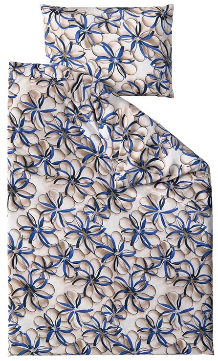 Mikroszálas ágynemű FLORVINA bézs Ágyneműhuzat mérete: 2 db 70 x 90 cm | 200 x 220 cm