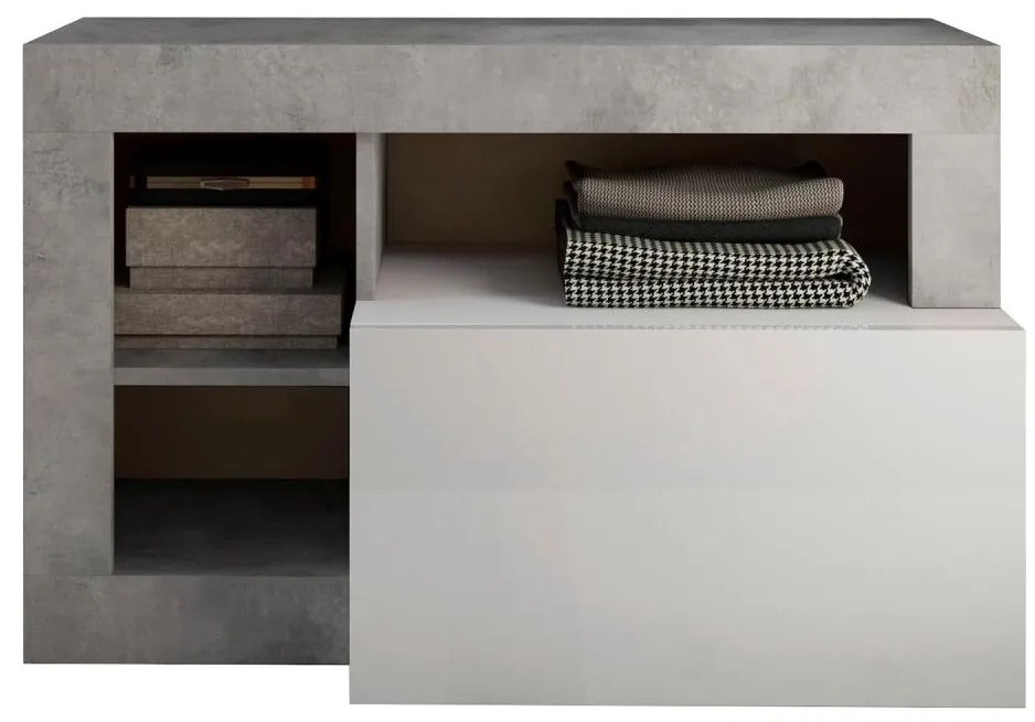 Pad LENOR fehér/szürke beton