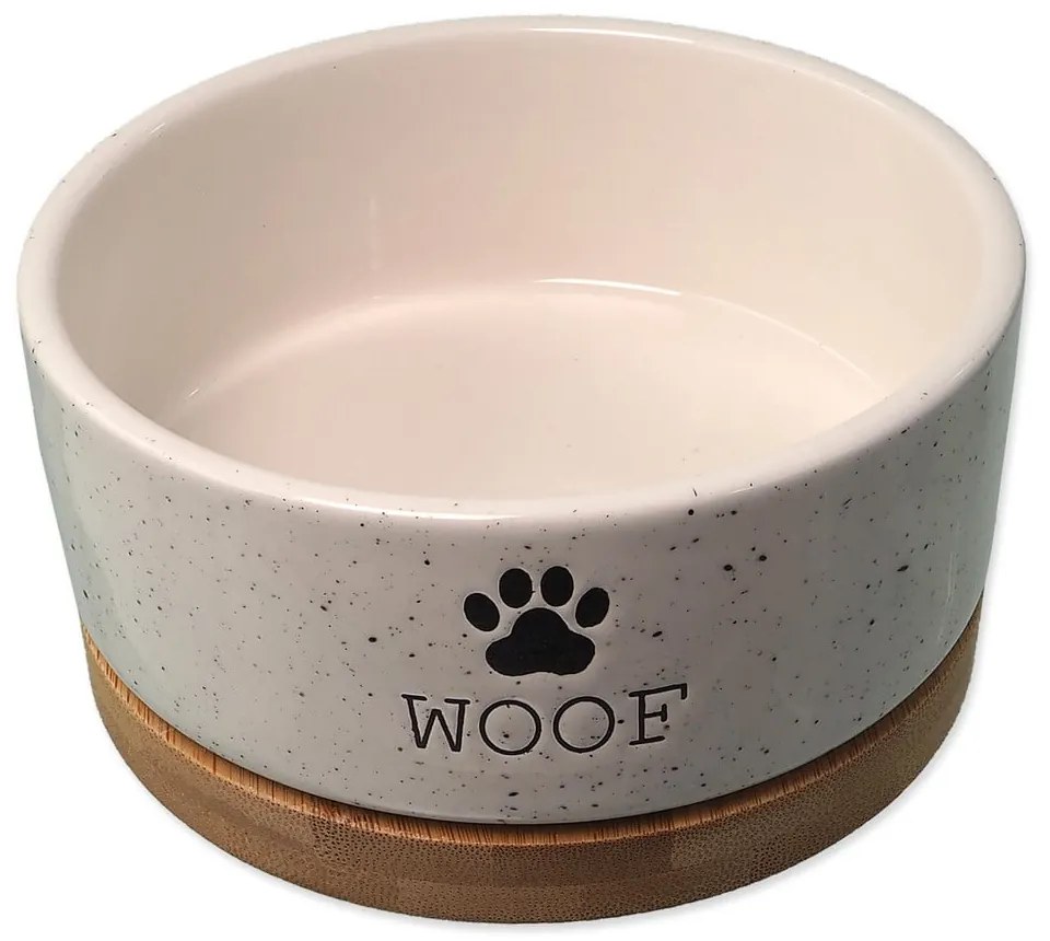Kerámia tálka kutyáknak ø 13 cm Dog Fantasy WOOF – Plaček Pet Products