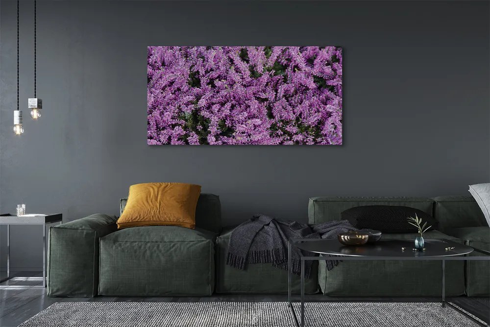 Canvas képek lila virágok 140x70 cm