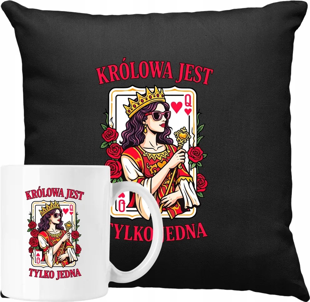 Bögre Szett Párna Az egyetlen királynő Ajándék ötlet